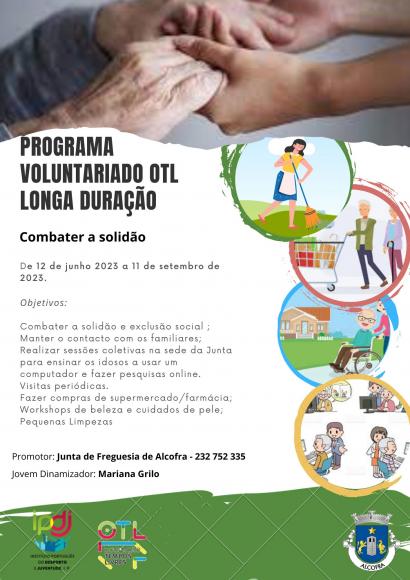 OTL DE LONGA DURAÇÃO - Voluntariado Combater a Solidão OTL DE LONGA DURAÇÃO - Voluntariado Combater a Solidão
