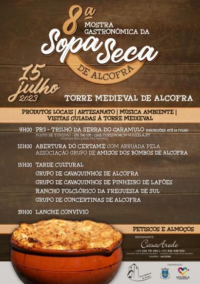 Divulgação do Cartaz - 8ª Mostra Gastronómica da Sopa Seca de Alcofra